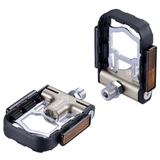 SAPIENCE 專利磁吸式折疊踏板鋁合金培林踏板 YP-126, 鈦色, 1組