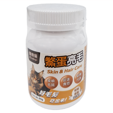 Cat Glory 驕傲貓 全齡貓 鱉蛋亮毛粉 Skin & Hair Care, 60g, 毛髮亮麗, 1罐