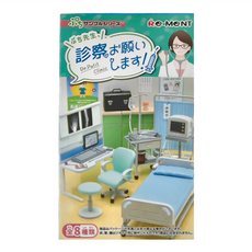 Re-MeNT 診所場景擺設盒玩 塑膠玩具 15歲以上, 1盒, 混和顏色