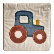 FABELAB 布立方認知方塊，0歲以上適用，棉質, 農場趣 多色, 1個