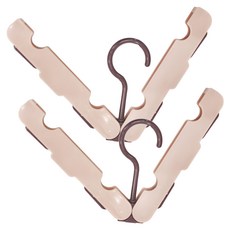 城市漫遊 折疊衣架 衣夾式 2個, ABS材質, 粉色, 1組