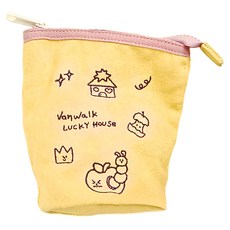 K454多功能筆筒造型筆袋, 草莓起司cupcake, 1個