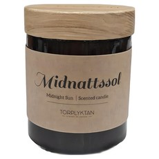 TORPLYKTAN 北歐四季蠟燭 永晝 150g 有機大豆蠟 植物油 精油 燃燒時間50小時以上, 1件