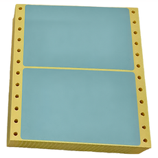 華麗牌 電腦列印標籤 單排 WL-5012B 藍色, 300張, 1盒