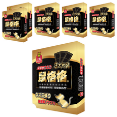 PROCATCH 上黏 鼠格格黏鼠板 防潮紙板材質 可變換造型, 3片, 6盒