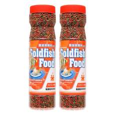 AQUAFUN 水之樂 高品質飼料3合1, 純天然原料, 適用於熱帶魚, 280g, 2罐