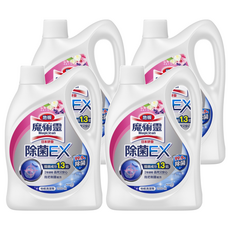 Kao 花王 Magiclean 魔術靈 除菌EX地板清潔劑 清新花香 台灣公司貨, 2L, 4瓶