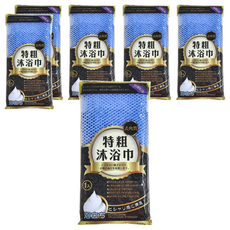 minono 米諾諾 特粗去角質沐浴巾 90 x 25cm, 6條, 1組