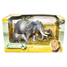 COLLECTA 野生動物系列, 大象家族組, 1組