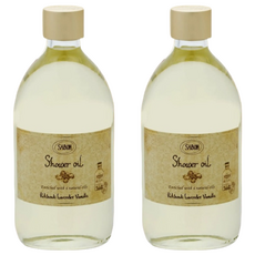 SABON 經典沐浴油 Patchouli Lavender Vanilla, 500ml, 2瓶