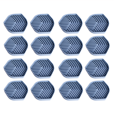 Truly House 寵物頂級矽膠慢食碗 防打翻設計 加大款 藍色 16個