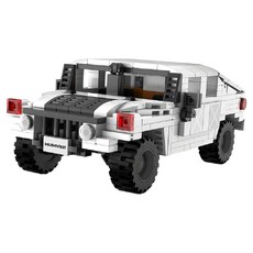 CaDA 咔搭 HUMVEE 越野積木車 1:24, 1盒, 白色