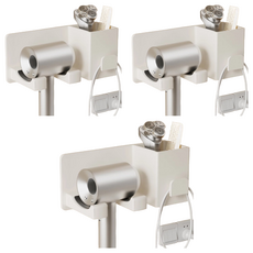 超級工廠 吹風機架 新款多功能 太空鋁材質 白色 3個