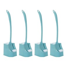 小麥購物 雙頭馬桶刷 + 底座 C341 132g, 顏色隨機, 4組