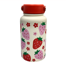 高質感手提式水壺 D款 - 不鏽鋼+精美烤漆 耐熱120℃ 保溫6-12小時, 象牙白, 650毫升, 1個