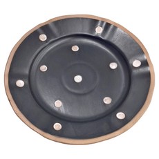 wandu 瓦讀 雲點陶瓷平盤, 4個, 4件組平盤, 黑色