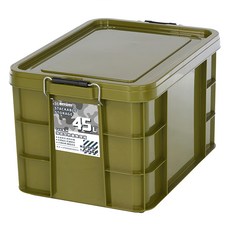 KEYWAY 聯府 強固掀蓋整理箱 YKK451, 綠色, 1個