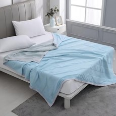 Ishur 伊舒爾 冰科技冰感絲涼被 - 100%聚酯纖維, 冰立藍
