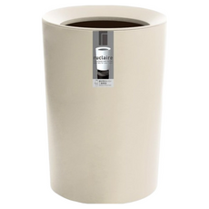 ASVEL 優雅分離式垃圾桶 丸型 6.7L, 簡約風格 時尚設計 內外層桶身可分離好清洗, 白色, 222 x 222 x 318mm