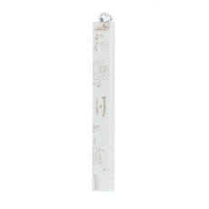Sun-Star 史努比舒眠系造型直尺15cm 象牙色 可愛造型 精準測量 學生辦公必備, 1支