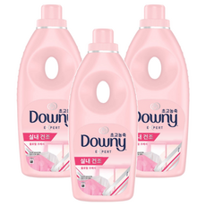Downy Expert室內晾衣型衣物柔軟精 清新花香, 1.05L, 3瓶
