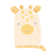 Stephen Joseph 嬰兒沐浴手套 - 100%棉 21 x 25cm, 長頸鹿, 1個