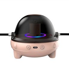 ANTIAN 七彩燈藍牙喇叭智能遙控跳繩機/自動計數/兒童多人跳繩訓練機, 1台, 夢幻粉