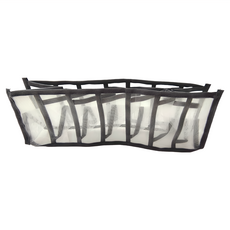 衣櫃分格收納袋, 7格內搭褲(36x17x12cm), 灰色, 4個