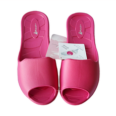 MONZU 滿足 日式小金魚口拖, MIT品質認證, SGS檢驗合格, EVA醋酸乙烯材質, 台灣產, 桃紅色, S