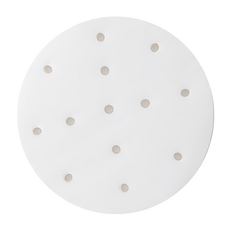 烘焙紙 圓形有孔蒸籠紙 適用於烤箱與蒸籠, 19cm, 100張