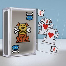 ROYAL 樂友 透明水晶防水撲克牌，彈性耐磨, 狗狗, 1盒