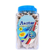 A star 亮白螺旋五星棒 -S 3.6 inch 維持牙齦健康 減少牙垢 清新口氣, 1.9kg, 1桶