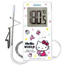 dretec 料理電子溫度計/油溫計 長線型 O-250WTKO, 1個