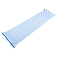 AD-ROCKET 超擬真滑雪訓練墊 附贈鞋套, 180 x 50cm, 藍色, 1個