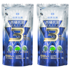 台塑生醫 BioLead 防蹣抗菌濃縮洗衣精 補充包, 1kg, 2袋