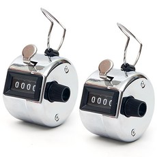 ZIO-BIZ 迷你 手動 計數器, 2包, 不鏽鋼