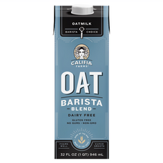 CALIFIA FARMS 燕麥奶 咖啡師配方 低麩質 純素可用 非基因改造 無添加糖份, 946ml, 1瓶