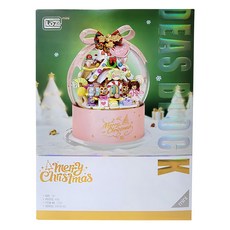 LoZ 1305 微型迷你積木玩具 聖誕抱抱桶 糖豆屋, 粉色, 1盒