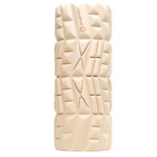 mukasa 慕卡莎 天然運動滾筒 MUK-21510 70% EVA+30% Bio Based生物基 ABS內管 承重力達150kg 台灣產, 白色, 1個