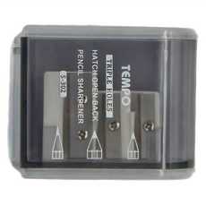 TEMPO 節奏牌 雙門3孔筆削器 S-302 12件組, 混色, 1組