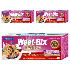 Weet-Bix 澳洲全穀片, 五穀莓果, 高纖高鐵, 多種穀物, 澳洲早餐第一品牌, 450g, 3盒