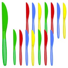 Toppuror 泰浦樂 靚透系列餐刀 17cm 15支裝 PET材質 耐熱-20°C~120°C, T002PET90K00, 1組