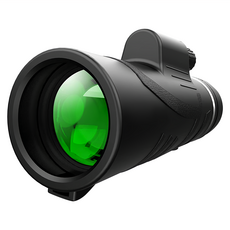 AHOYE 40 x 60防水單筒望遠鏡 (附手機拍攝夾), 16x6x5cm, 22mm