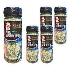 飛馬 和風山葵海苔鹽 採用海苔、芥末粉、高級湖鹽精心調配, 60g, 5瓶