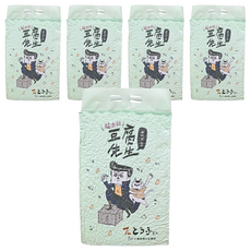 豆腐先生 破碎型豆腐貓砂, 活性碳, 7L, 5包