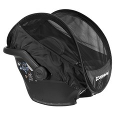 UPPAbaby MESA 遮陽防蚊罩 全天候保護 SPF 50+ 全拉鍊網狀保護層, 黑色, 1個