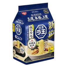 NISSIN 日清 3食拉麵 鹽豚骨風味 279g, 3入