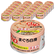 INABA CIAO 啾嚕 旨定貓罐, 鮪魚, 85g, 24罐