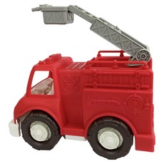 battat toys 衝第一救火車 救援梯設計, 30.5 x 17 x 19.5cm, Red, 1個