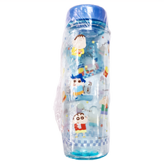 VICTOR 勝利體育 蠟筆小新塑膠水壺 濾網 19.7 x 6.5cm, 藍色, 500ml, 1個